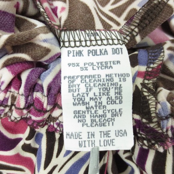 PINK POLKA DOT by Sharise Neil Boho Mini Dress - Picture 4 of 4